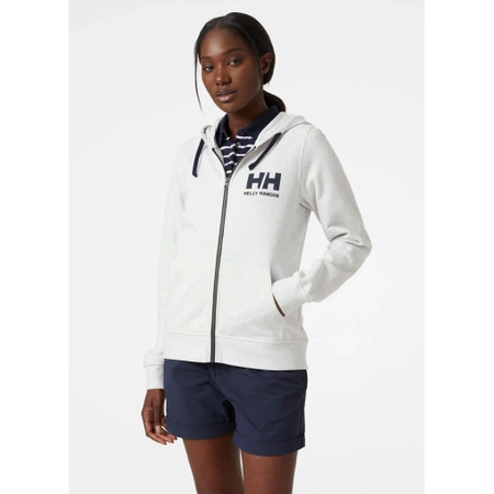 BLUZA DAMSKA HELLY HANSEN HH LOGO FULL ZIP (33994) NIMBUS MELANGE