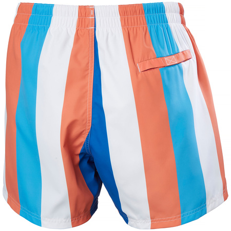 SZORTY KĄPIELOWE MĘSKIE HELLY HANSEN NEWPORT TRUNK 34296 BONFIRE MULTISTRIPE WD AOP