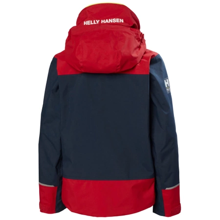 KURTKA DZIECIĘCA HELLY HANSEN ŻEGLARSKA JUNIORS' SALT PORT 2.0 SAILING (41694)  JACKET GRANATOWY