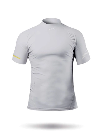 KOSZULKA MĘSKA ZHIK UPF50+ ECO SPANDEX SHORT SLEEVE DTP-0067-M PLATINUM